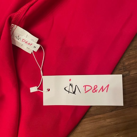 D&M - Red - MEDIUM - Spaghetti Strap Dress - Picture 3 of 3